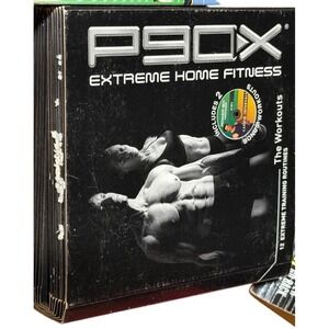 P90X Extreme Home Fitness 13 DVD  Beachbody Tony Horton Workout Program untested